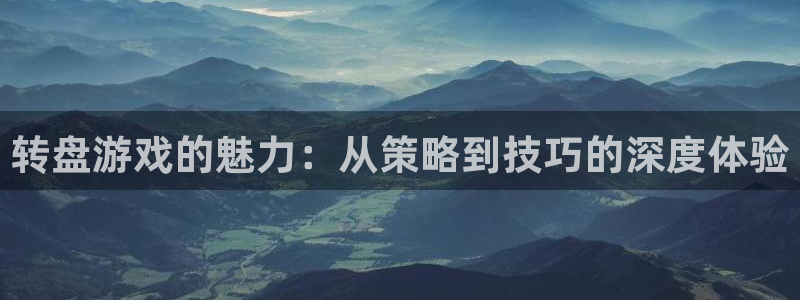 杏悦2网页登录入口：转盘游戏的魅力：从策略到技巧的深度体验